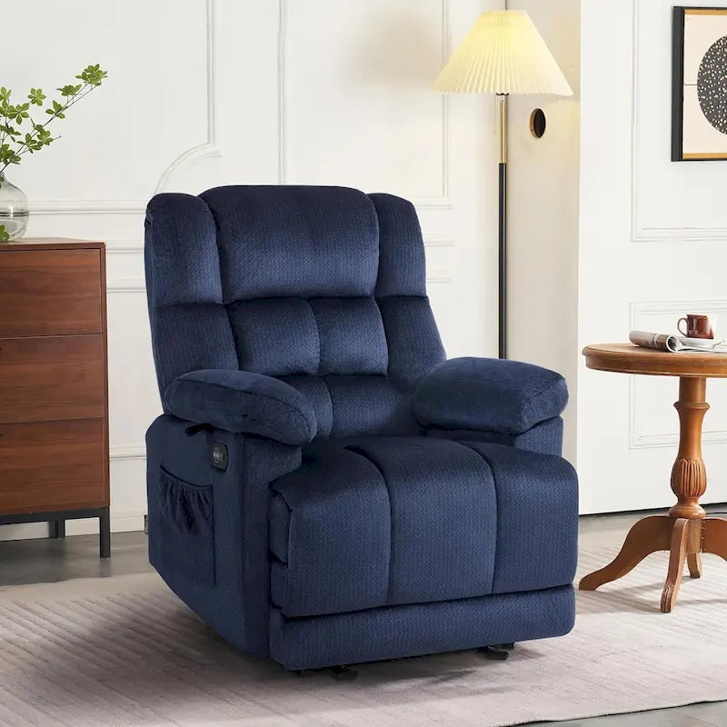 MCombo Heated Massage Electric Recliner Chair for Living Room - Fabric R6233 - image 5