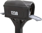 Simplay3 Dig Free Easy Up Classic Black Plastic Mailbox - image 5