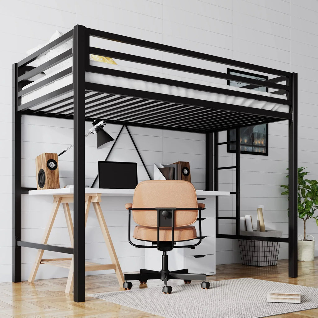 SHA CERLIN Junior Loft Bed Twin Size Heavy Duty Twin Bed Frame - image 1