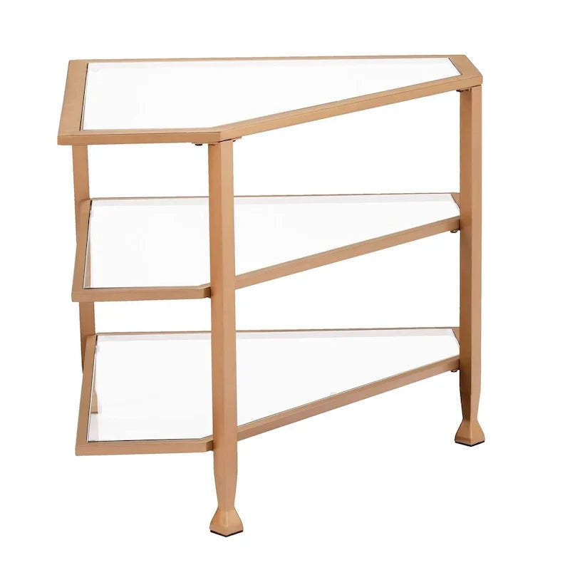 SEI Furniture Jensen Metal Corner TV Stand for Screens up to 33.25 inches - image 18