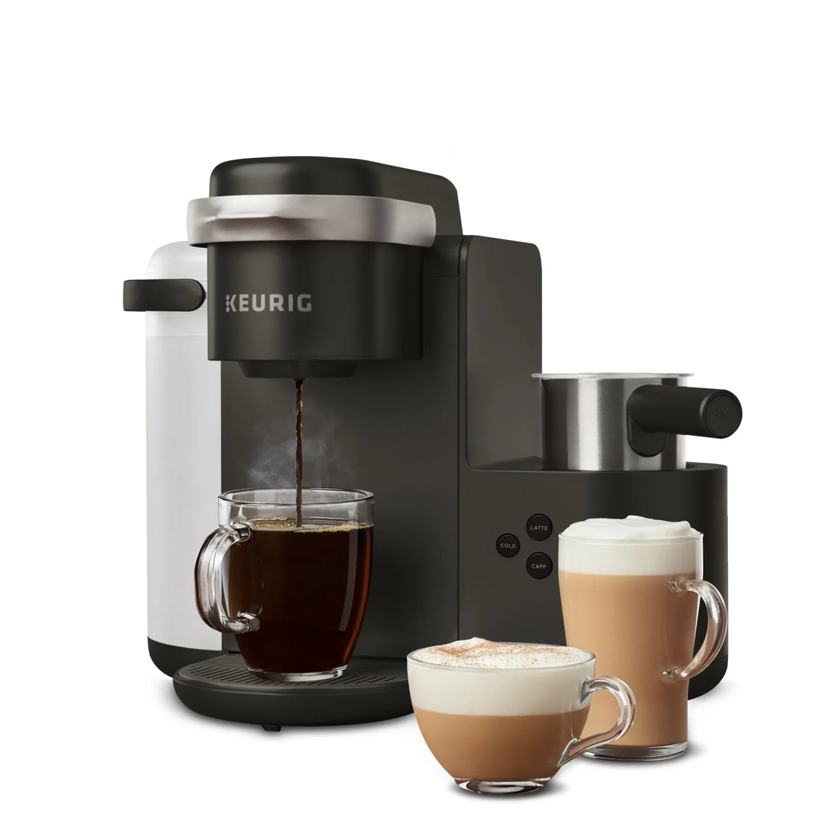 Keurig K-Cafe Single Serve K-Cup Coffee Maker, Latte Maker and Cappuccino Maker, Dark Charcoal - image 2