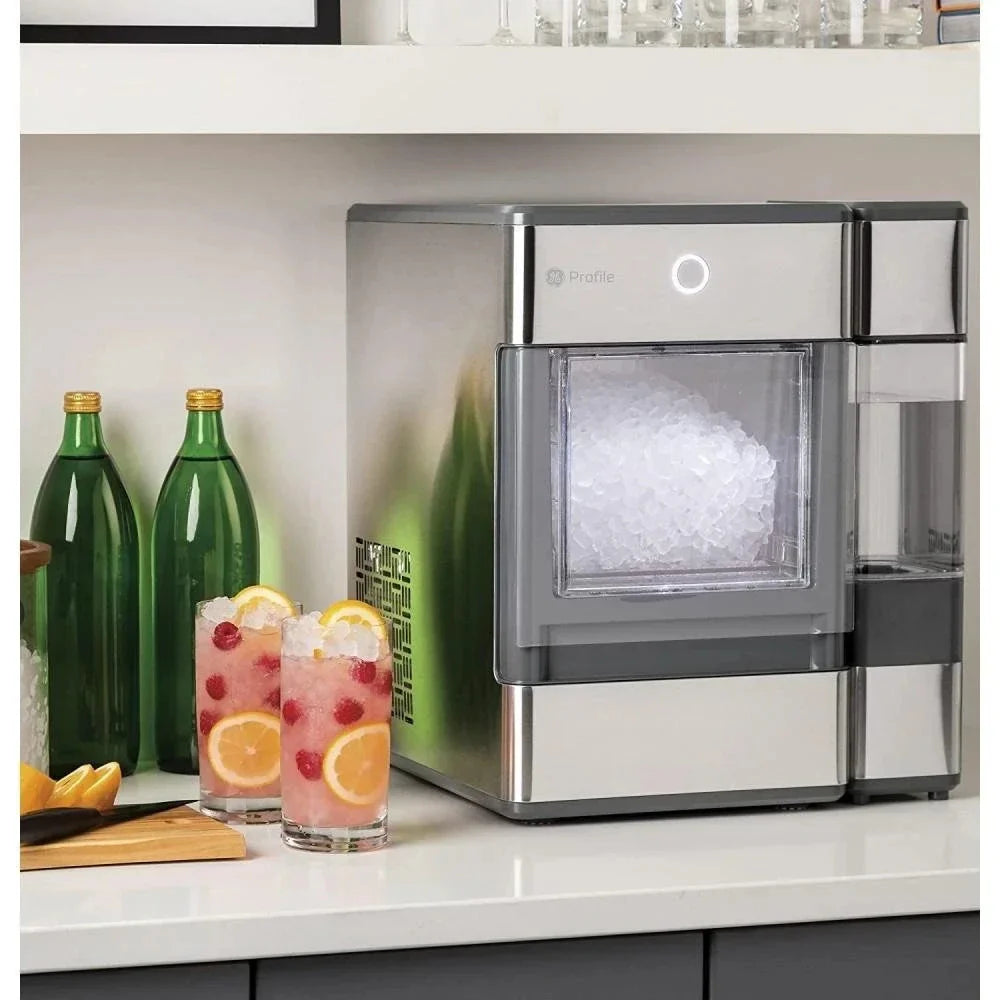 GE Profile Opal Countertop Nugget Ice Maker, Stainless Steel with LED, Bluetooth-Enabled, 24 lbs/day - image 2