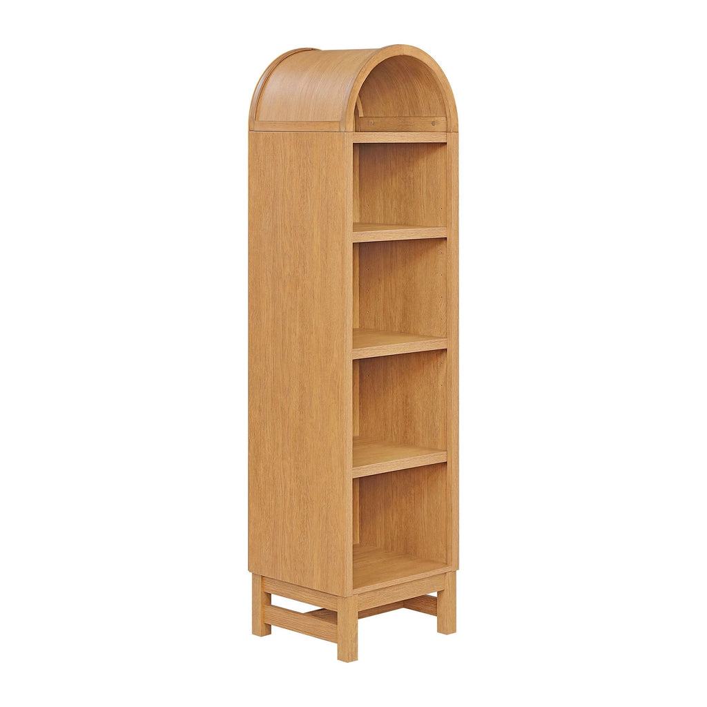 Better Homes & Gardens Juliet Narrow Arch Bookcase, Deep Green and Light Honey - image 37