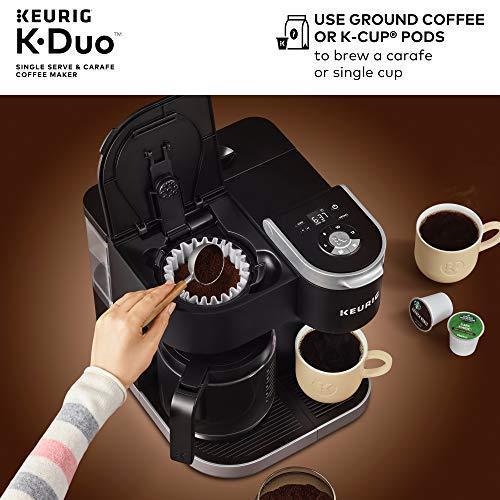 Keurig K-Duo Coffee Maker, Single Serve and 12-Cup Carafe Drip Coffee Brewer, Compatible with K-Cup Pods and Ground Coffee, Black - image 9