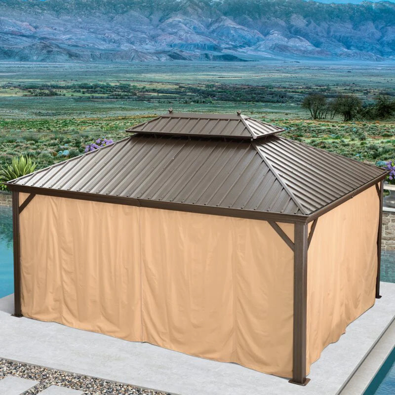 16 Ft. W x 12 FT. D Aluminum Patio Gazebo - image 9