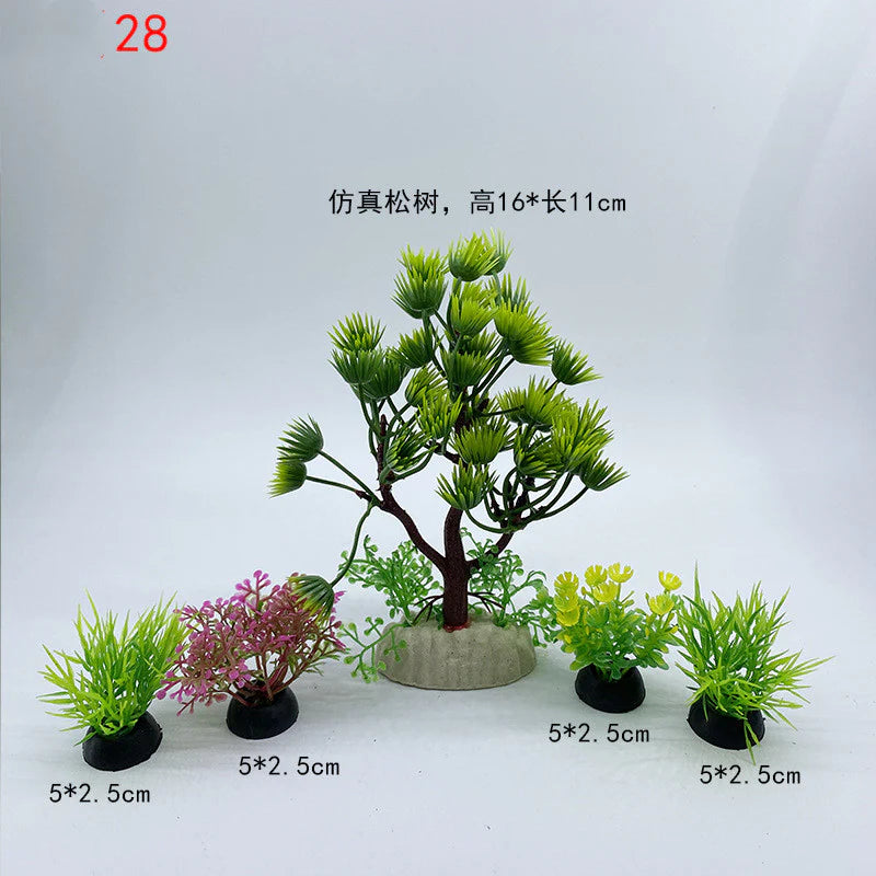Fish Tank Decoration Simulation Water Plant Artificial Aquarium Landscaping Decor - image 3