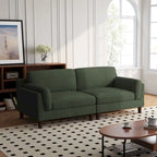 90-Inch Oversized Corduroy Sofa for Living Room with Reversible Cushions - image 37