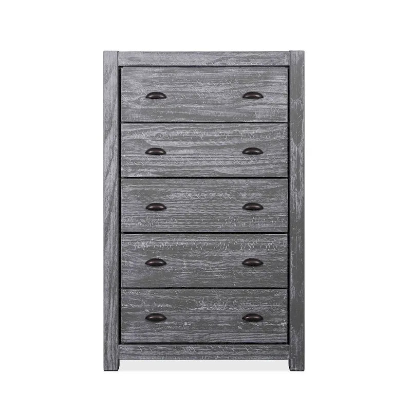 Montauk Solid Wood Chest with 5 Drawers by Grain Wood Furniture - image 13
