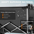 Uyittour Collapsible Wagon Cart Heavy Duty Foldable, Utility Grocery Wagon for Camping Sports Shopping - image 5