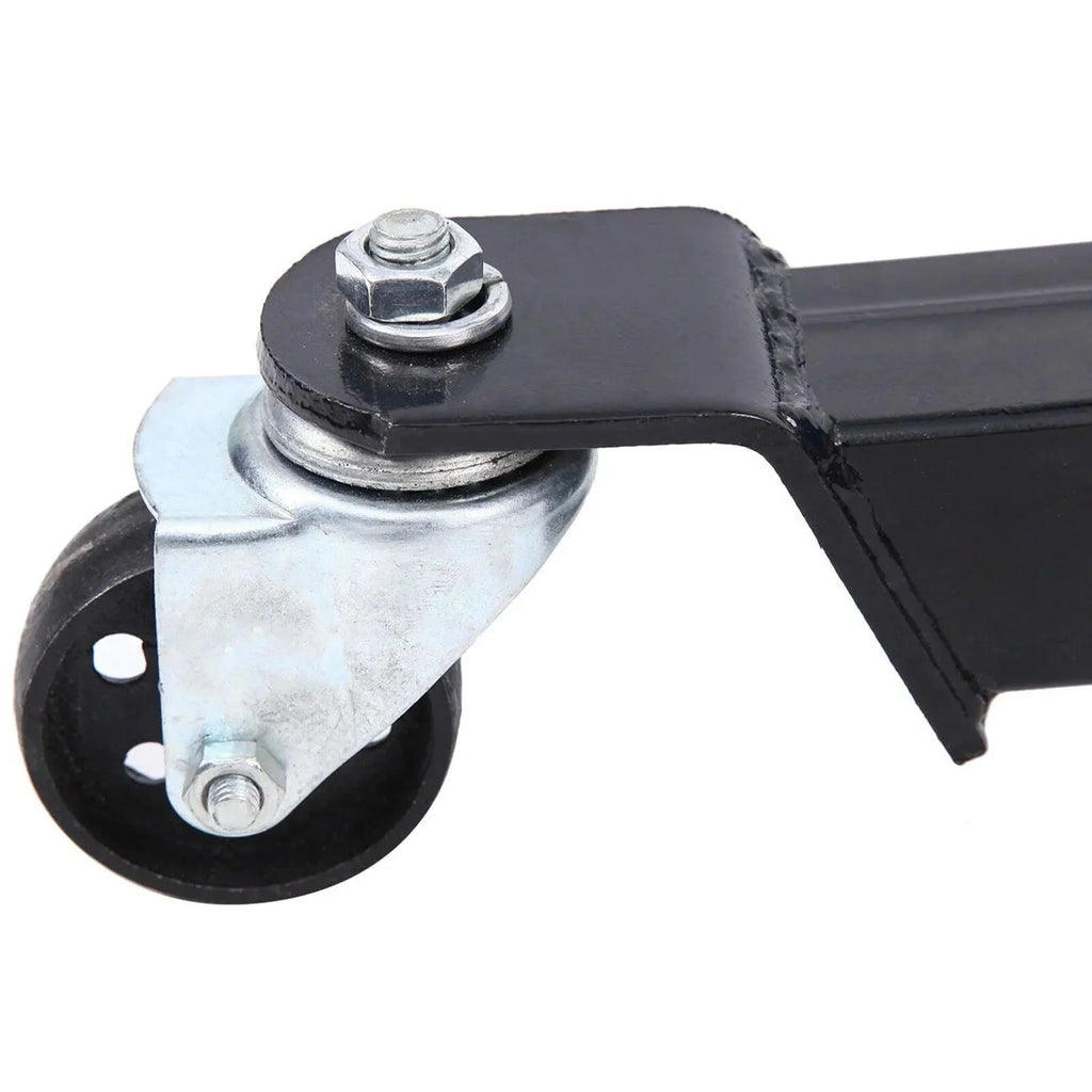 1660 Pounds Hydraulic Car Transmission Jack Vertical Lift with 360° Swivel Wheel Pedal ,Blue,33"-70"(0.75Ton) - image 12