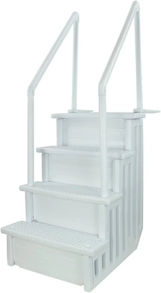 Select Anti-Slip in-Pool Steps / Gray / for Above Ground Swimming Pools / Can Mount to Decks 48" to 54" H / Safety Stairs Capacity Up to 300 lbs - image 10
