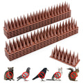 Bird Spikes, 30 Pack Bird Squirrel Raccoon Pigeon Cat Animal Deterrent Spikes for Outside Anti Bird Defender Spikes Outdoor to Keep Birds Away - image 1