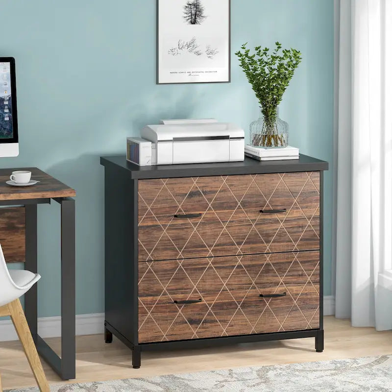 2-Drawer Lateral File Cabinet for Office Organization - image 8