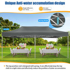 HOTEEL 10x15 Heavy Duty Canopy Tent ,Pop up Canopy for Parties Wedding,Commercial Easy up Gazebo with Roller Bag,UV 50+ &,White - image 41
