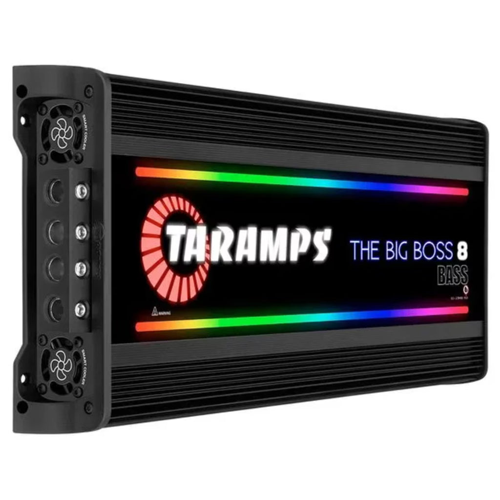 Taramps THE BIG BOSS 8 BASS BLACK 1 - CH 8000W RMS 0.5 - 2 Ohms RGB Car Amplifier - image 1