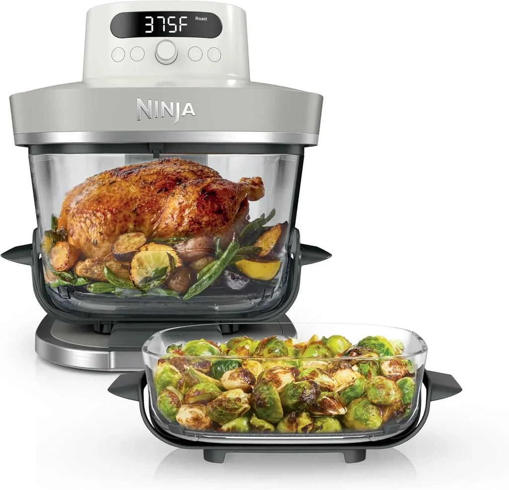 Ninja Crispi Pro 6-in-1 Glass Air Fryer / 6-Liter and 2.5-Liter Glass Containers with Storage Lids - image 1