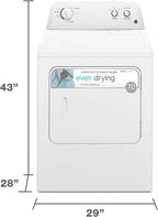 Kenmore 29′′ Front Load Electric Dryer with Wrinkle Guard and 7.0 Cubic Ft. Total Capacity, White - image 6