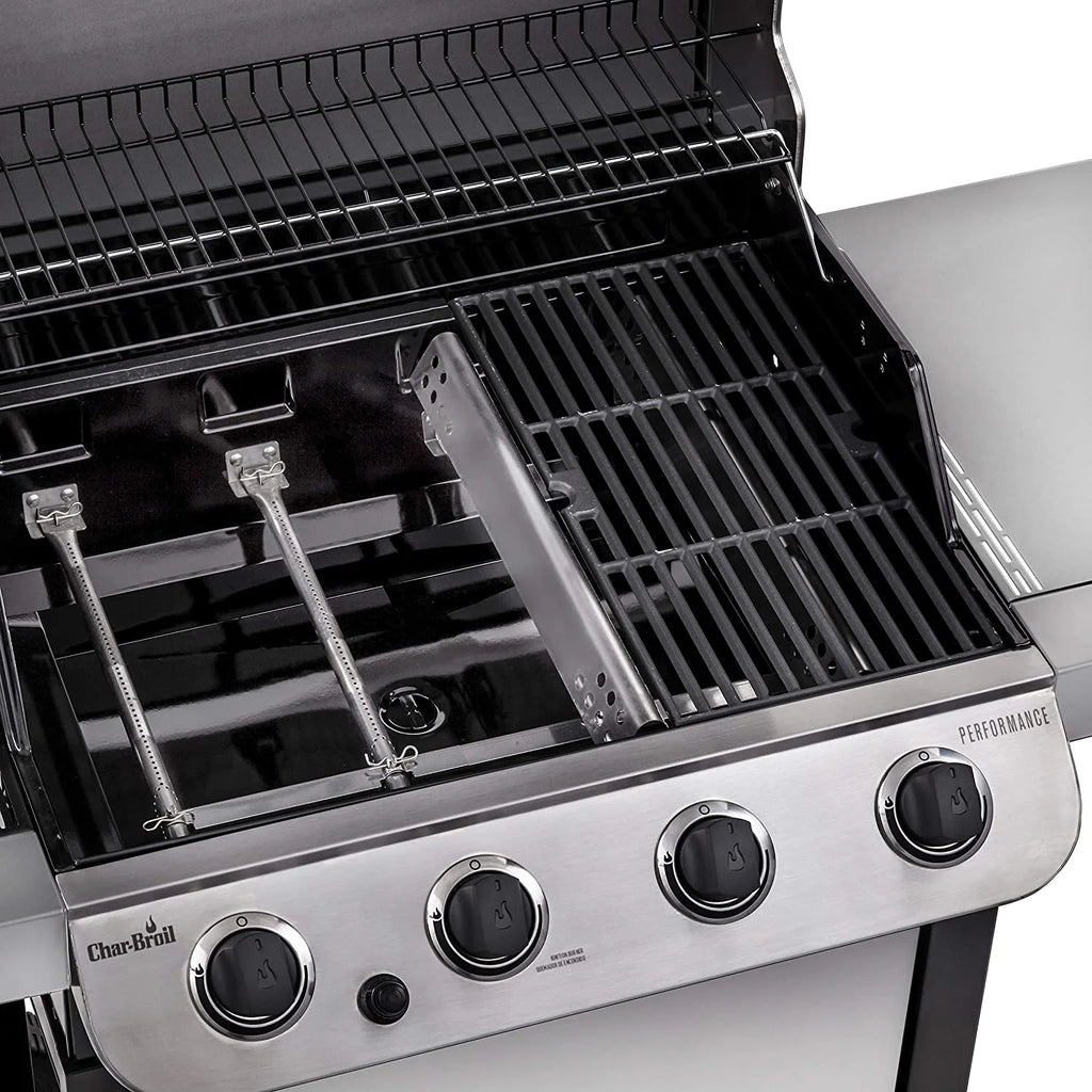 Char-Broil 463377319 Performance 4-Burner Cart Style Liquid Propane Gas Grill, Stainless Steel - image 5