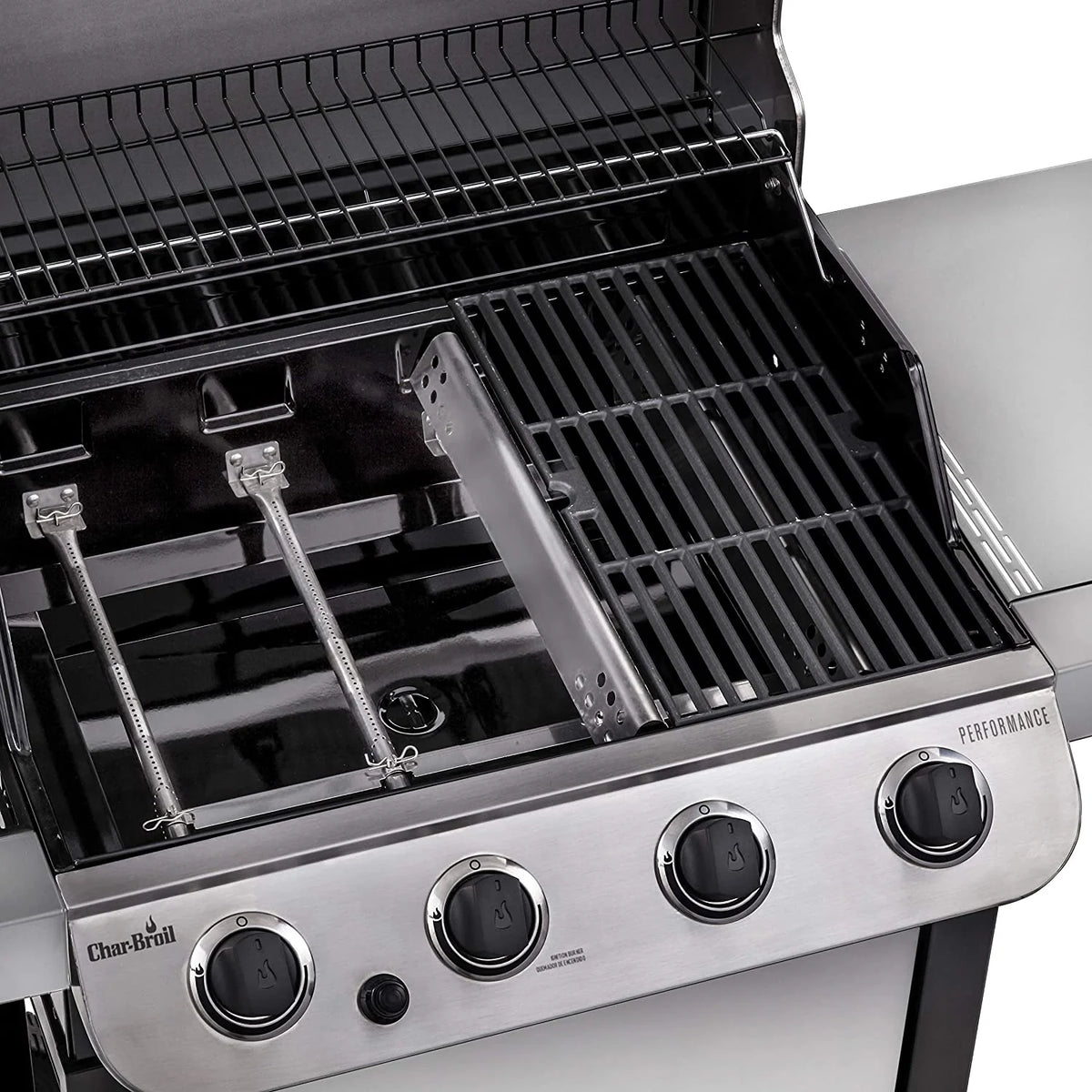 Char-Broil 463377319 Performance 4-Burner Cart Style Liquid Propane Gas Grill, Stainless Steel - image 5