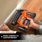 18V Brushless Cordless Nailer Combo Kit with Brad & Finish Nailers, Battery & Charger - image 5