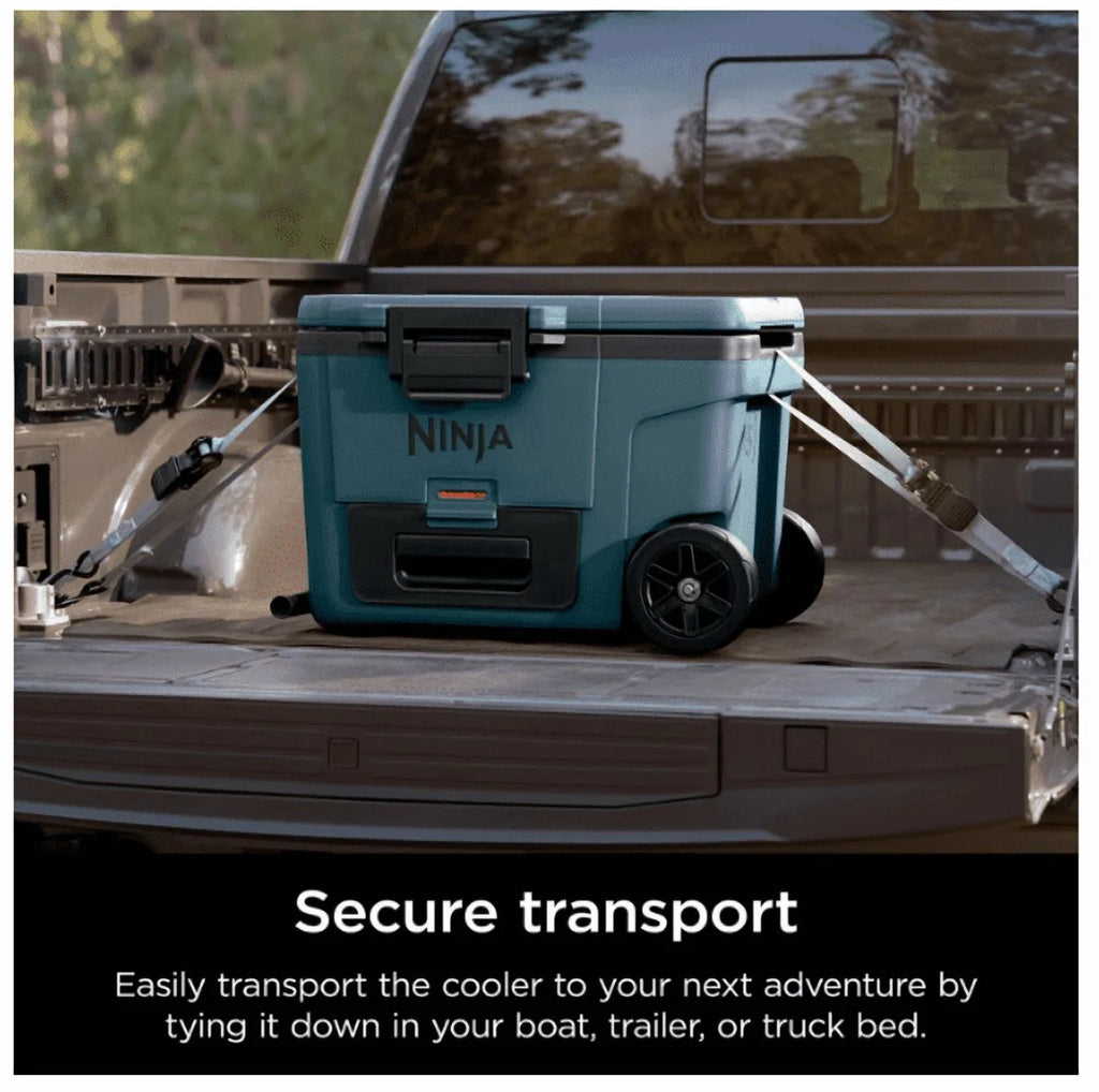 Ninja / Cooler / FrostVault 45QT Cooler with Wheels / Insulated with Temp Dry Storage Drawer / Keeps Ice Cold for Days / for The Beach, Camping, Picnics & More / Ocean Blue / FB245AOB - image 10