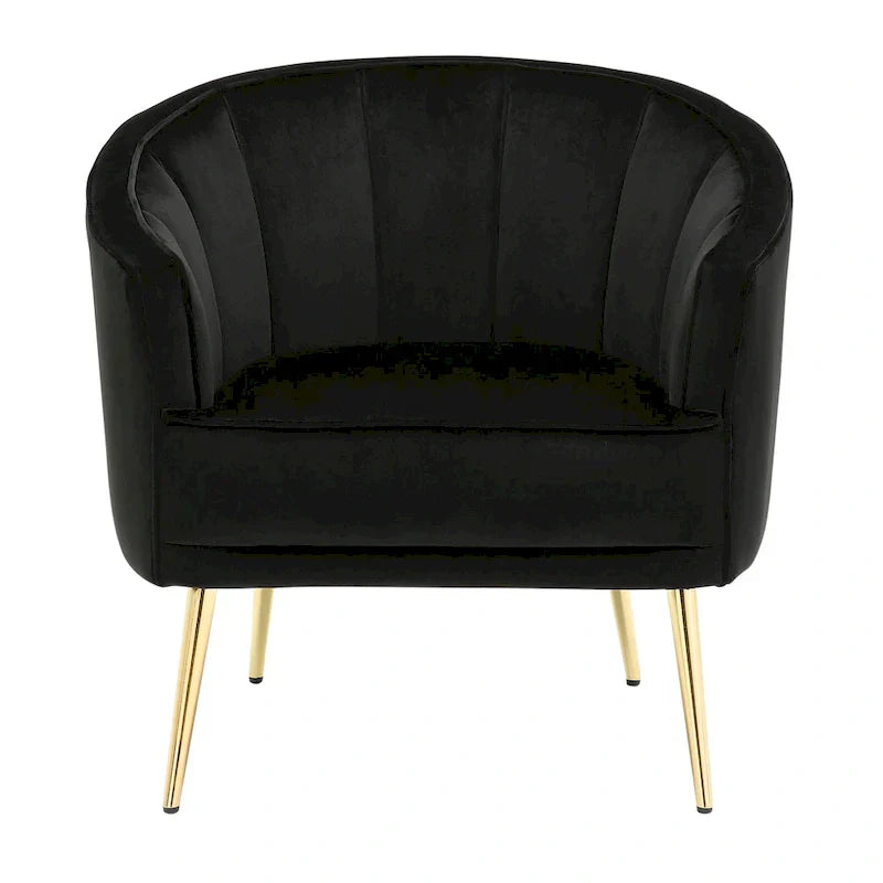 Randolf Velvet Accent Chair in Silver Orchid - image 14