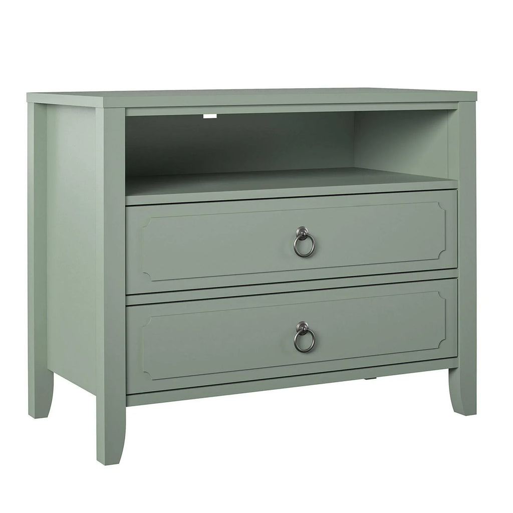 Drawer Nightstand, Green - image 1