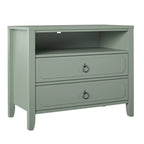 Drawer Nightstand, Green - image 1