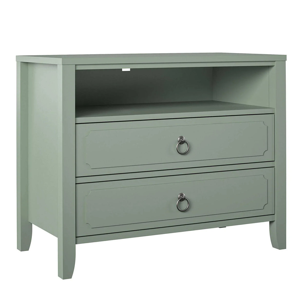 Drawer Nightstand, Green - image 1