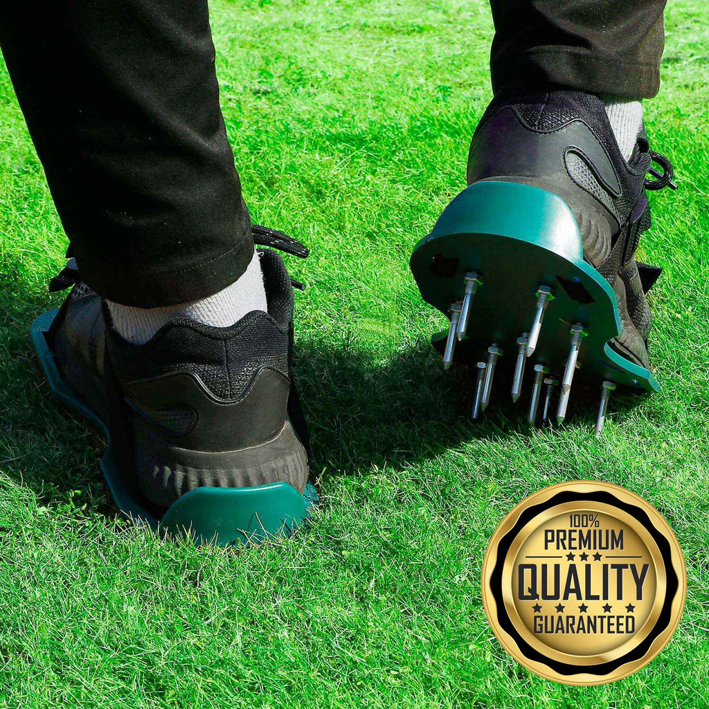 Advanced 2023 Lawn Grass Aerator Spike Shoes With Adjustable Straps - image 1