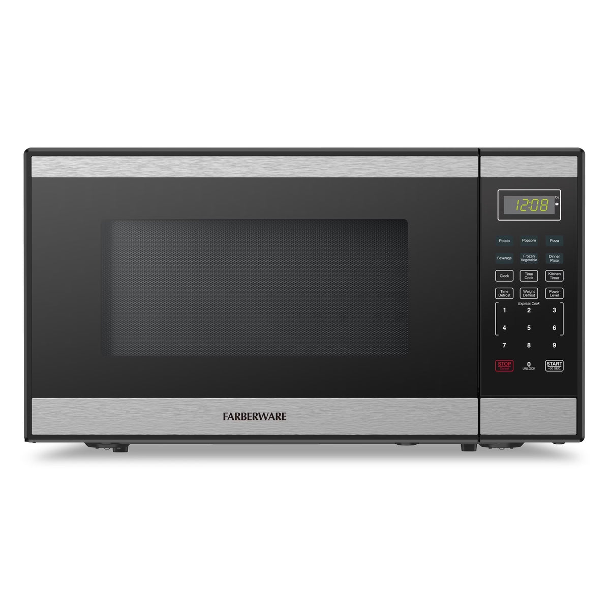 Farberware FMGZ09BKA 0.9 Cu. Ft. Microwave Oven, 900W, Digital Control, LED Display, 6 Cooking Presets, Black - image 11