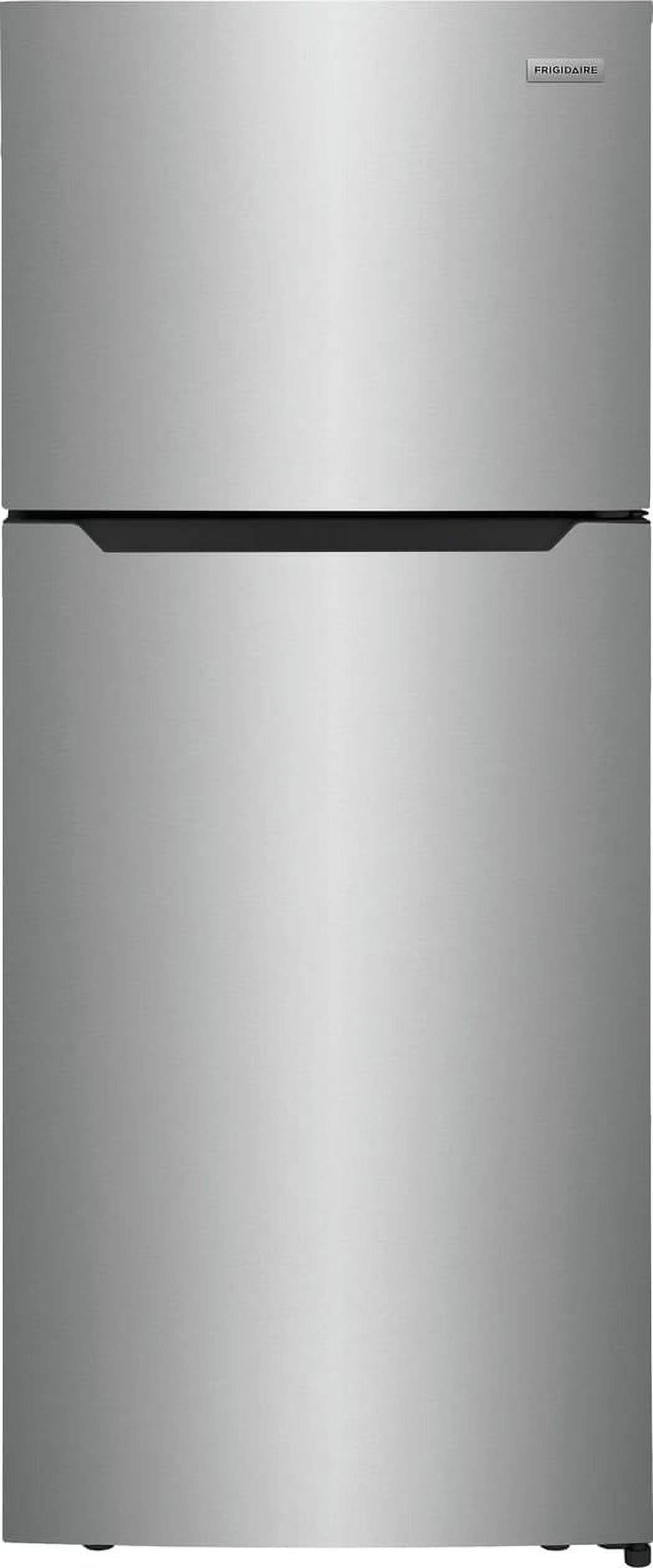Frigidaire 17.6 Cu. Ft. Top-Freezer Refrigerator, Brushed Steel - image 1