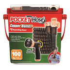 Copper Bullet by Pocket Hose, 3/4" Ultra - Light x 100 Ft Expandable Garden Hose with Spray Nozzle - image 1