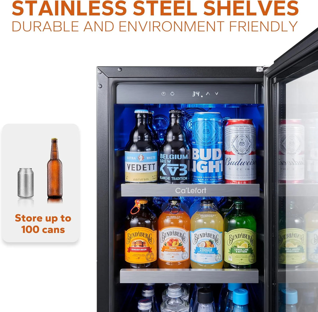 24'' Wine Cooler Refrigerator - 46 Bottle Wine Fridge Dual Zone with Modern Touch Intelligent Digital 40°-65°F Low Noise, Built in or Freestanding Wine Cooler for Home and Kitchen - image 16