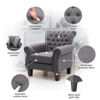 Pellebant Contemporary Club Armchair - Stylish Accent Chair for Living Room - image 19