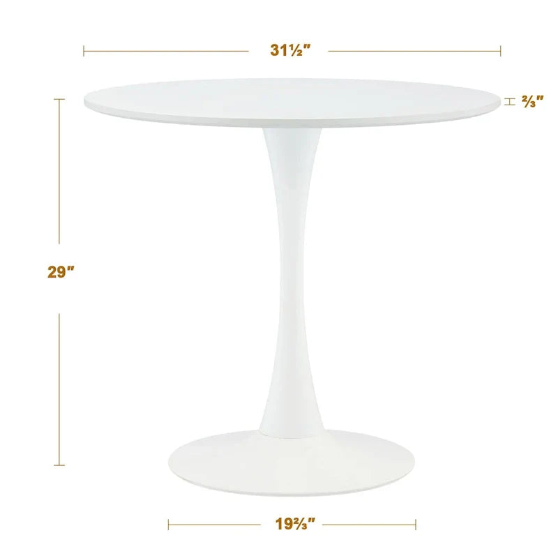 Round Tulip Dining Table in Mid-Century Modern Style - image 11