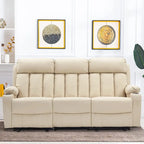 MCombo Faux Leather Electric Reclining Sofa with Heat and Massage - Models 6095/6075/6077 - image 28