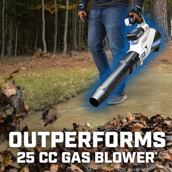 HART 40-Volt Cordless SUPERCHARGE Brushless 650 CFM Blower (1) 5.0 Ah Lithium Ion Battery - image 4