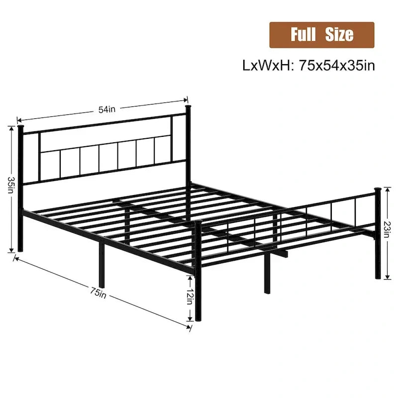 Futzca Bed Frame Featuring Headboard and Footboard - image 4