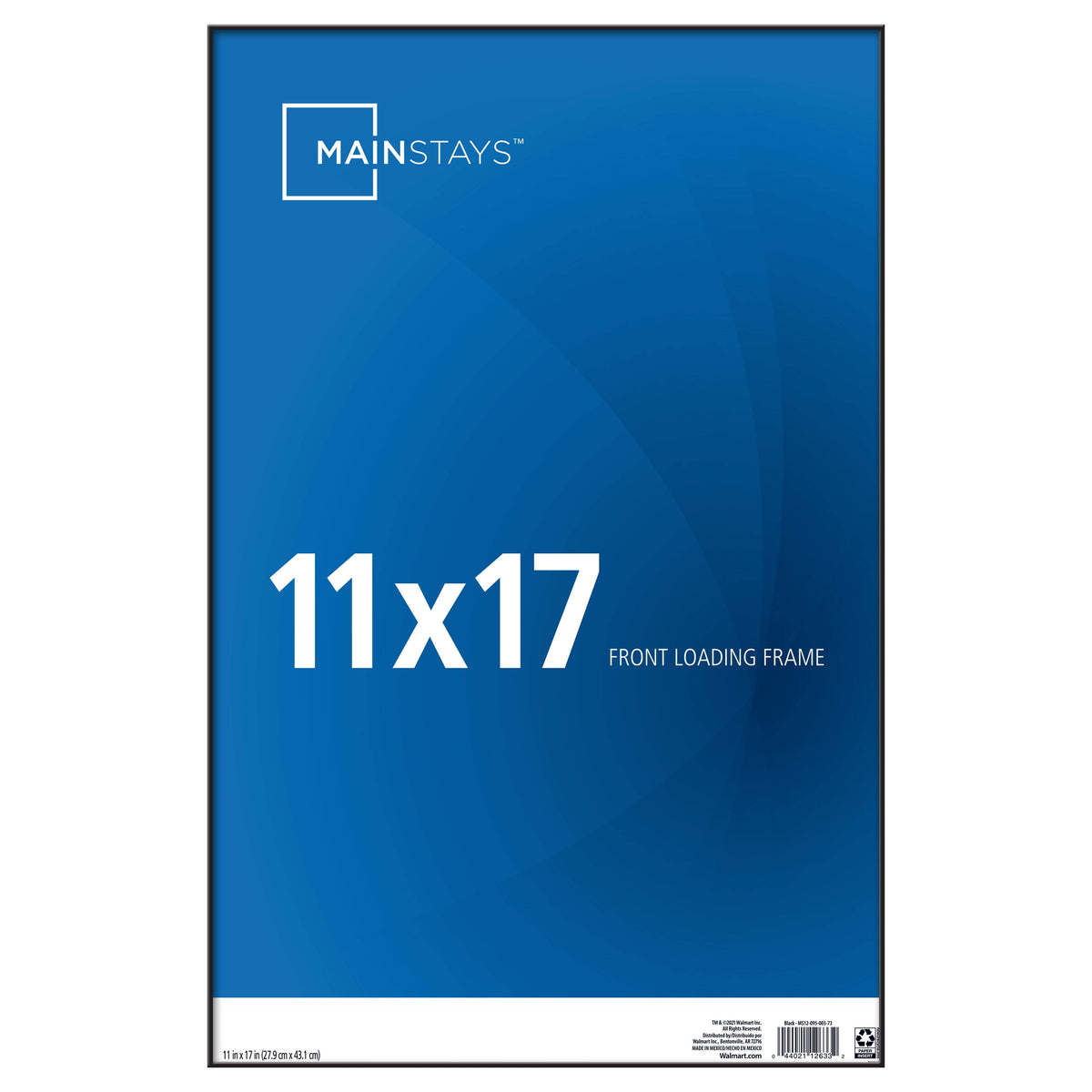 Mainstays 11' x 17' Format Picture Frame Black - image 1