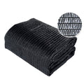 Agfabric Sunblock Shade Cloth 40% UV 10x50ft Black -cut Edge with Free Clips for Plant Cover Greenhouse, Barn, Kennel, Pool, Pergola or Carport - image 1