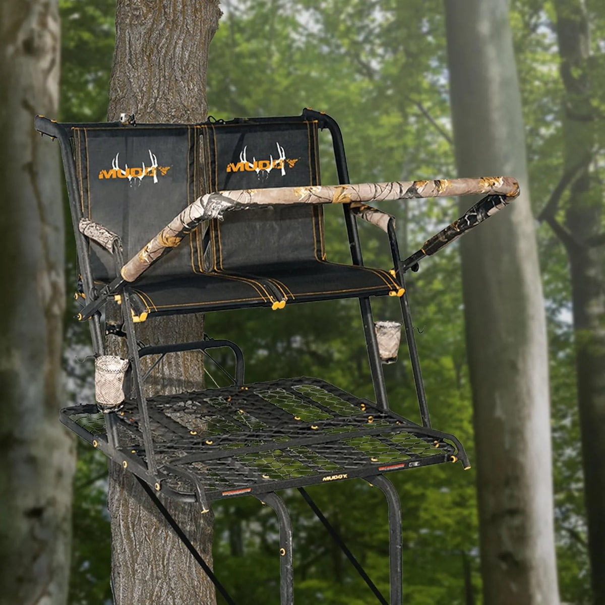 Ladder Tree Stand, 20ft, 500lb Capacity, 2-Person - image 4