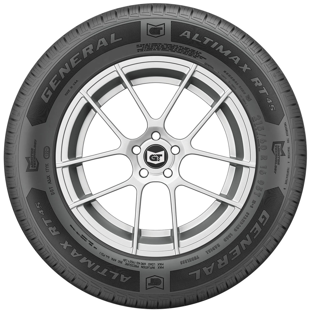 General AltiMAX RT45 All Season 235/40R19 96V XL Passenger Tire - image 5