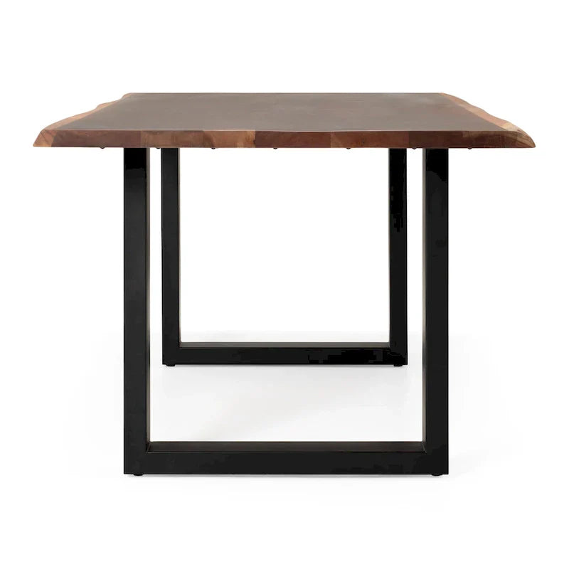 Modrest Taylor Contemporary Live Edge Wooden Dining Table - image 4