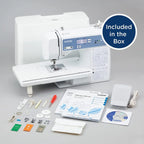 Brother Sewing and Quilting Machine, Computerized, 165 Built-in Stitches, LCD Display, Wide Table, 8 Included Presser Feet, White, 20x12x17 - image 15