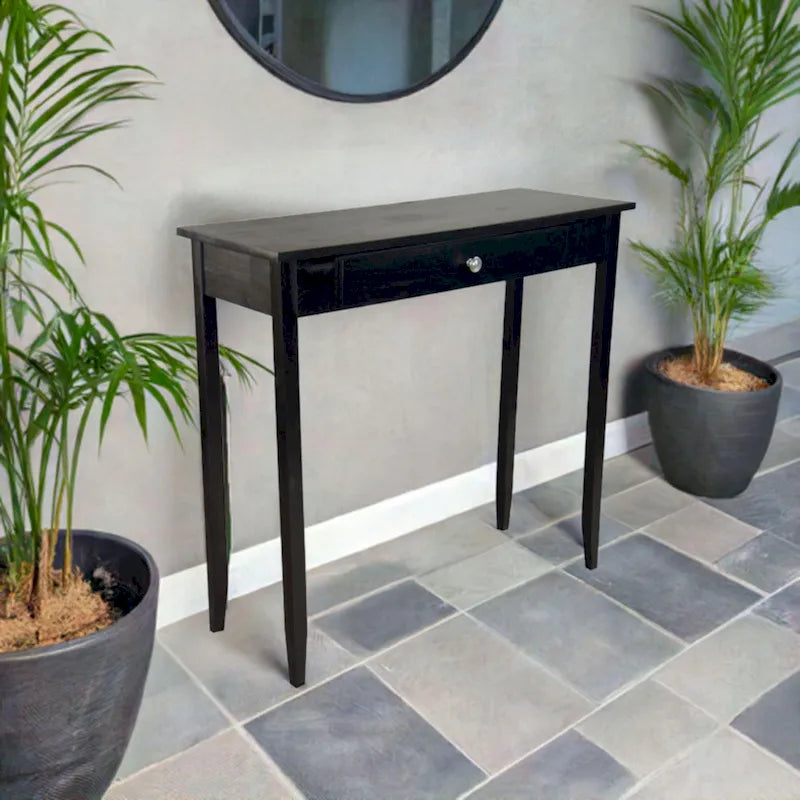 Porch & Den Holly Hill Solid Acacia Console Table with 1 Drawer - image 22