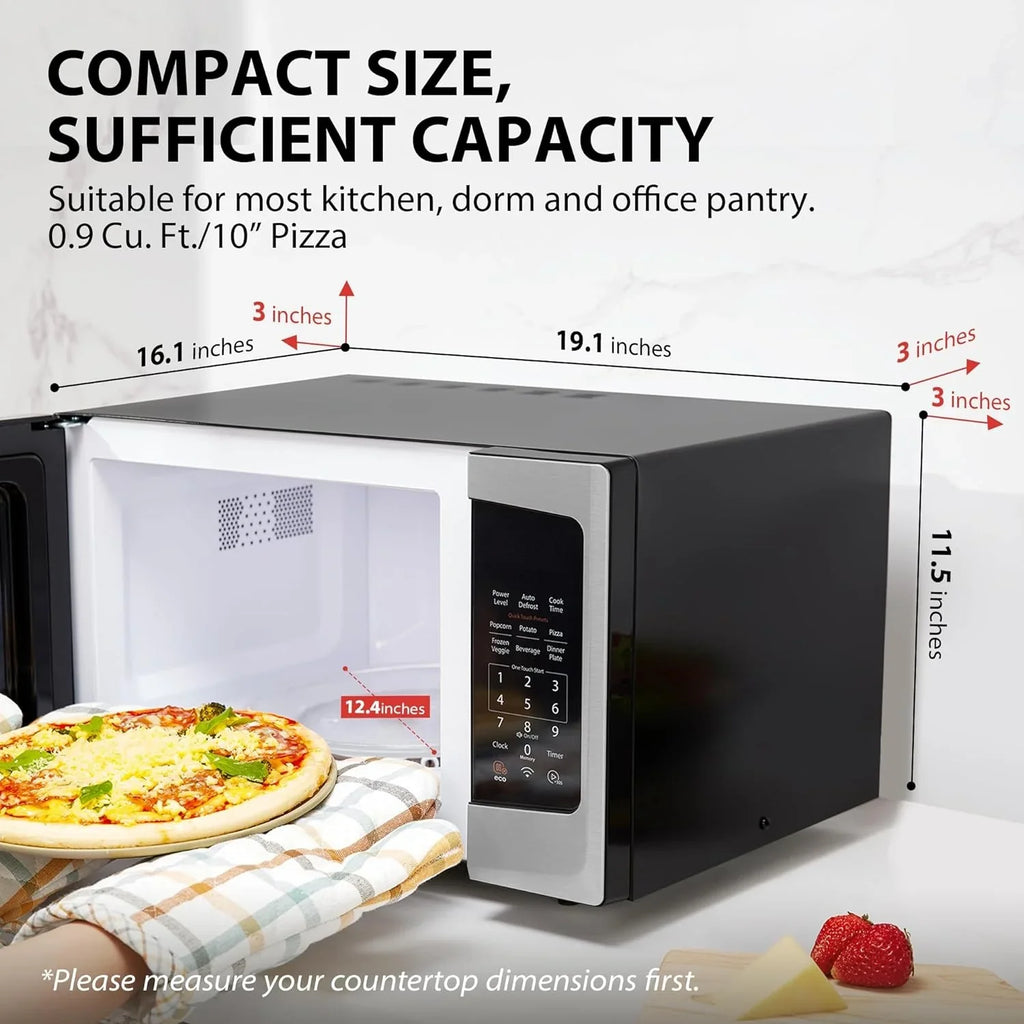 TOSHIBA 4-in-1 ML-EC42P(SS) Countertop Microwave Oven, Smart Sensor, Convection, Air Fryer Combo, Mute Function, Position Memory 13.6" Turntable, 1.5 Cu Ft, 1000W, Silver - image 16