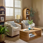 Better Homes & Gardens Juliet Narrow Arch Bookcase, Deep Green and Light Honey - image 42