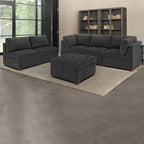 Thomasville Tisdale Fabric Sectional with Storage Ottoman - image 7