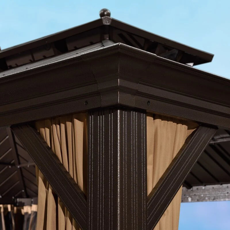 16 Ft. W x 12 FT. D Aluminum Patio Gazebo - image 11